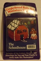 Gingerbread Bake Set Miniature Village The Schoolhouse - £8.11 GBP