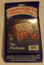Gingerbread Bake Set Miniature Village The Firehouse - £8.11 GBP