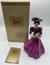 Barbie Doll Hallmark Porcelain Figurine Holiday Traditions Statue 1997Vintage - £7.49 GBP