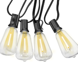 Outdoor String Lights 25FT Patio Lights with 12 Shatterproof ST38 Vintag... - $21.51