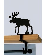 Wrought Iron Curtain Shelf Bracket Pair Of 2 Moose Wildlife Window Treat... - £34.79 GBP