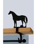 Wrought Iron Curtain Shelf Bracket Pair Of 2 Horse Animal Window Treatments - £34.79 GBP