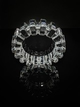 Large Size  Glass Sprocket  Ashtray Measures 7" diameter by 1.75" H image 10