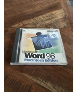 MICROSOFT WORD 98 Macintosh Edition Upgrade Cd-Rom &amp; Key Number Only - $186.54 MXN