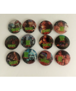 1991 Teenage Mutant Ninja Turtles The Movie 2&quot; Pin Button Set Of 12 - $498.55 MXN