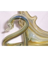 GLASS ART MURANO VENETIAN HANDBLOWN GLASS LARGE SWAN - $151.80 CAD