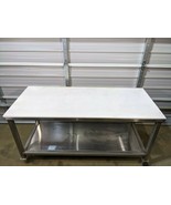 72&quot; X 30&quot; Plastic Top Table for Flow Sciences VBSE Hood / Casters, SS Sh... - $1,006.94 CAD
