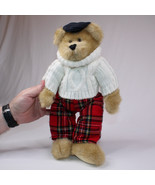Christmas Fergus Plush Brown Teddy Bear In Plaid Tartan Pants And White ... - €13,13 EUR