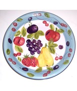 Gibson Handpainted Fruit Designed Large Serving Platter - $34.54 CAD