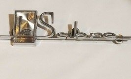 1962 Buick LeSabre Front Fender Emblem Script 1350955 - £35.03 GBP