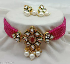 Wholesale Kundan Jewelry Set All color available Cheapest Gold Plated n - £11.41 GBP