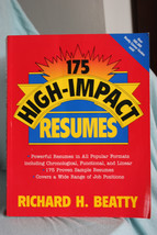 175 High-Impact Resumes by Richard H. Beatty (1996, Paperback) - £5.52 GBP