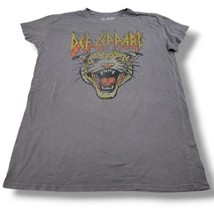 Def Leppard Top Size Large By Goodie Two Sleeves Oversized T-Shirt Band ... - $30.74