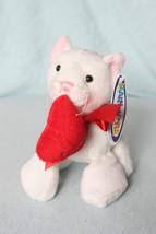NWT Mary Meyer White Cat with Heart - £5.45 GBP