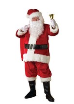 Santa Claus Costume Quality Professional Santa Suit Plush Faux Fur one s... - £78.28 GBP