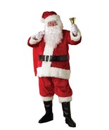 Santa Claus Costume Quality Professional Santa Suit Plush Faux Fur one size   - $98.99