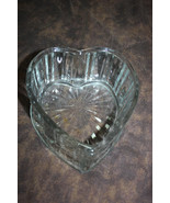 Clear Glass Large Heart Dish - £4.47 GBP