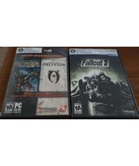 BioShock/The Elder Scrolls IV: Oblivion &amp; Fallout 3 PC Game Lot Complete  - £10.84 GBP