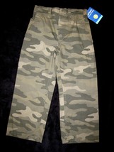 BOYS 4 - Carter&#39;s - Green Camouflage Print 100% Cotton PANTS - $14.00