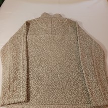 True Grit Men's Beige/Tan 1/4 Zip Pullover Sweater Jacket Size Medium Chest 43" image 12