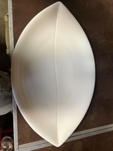 Villeroy &amp; Boch Large Serving Dish Platter 19” X 12.5” Rare Solid White ... - £30.33 GBP