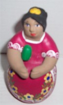 Hand Made &amp; Hand Painted Mexican Woman Pottery - £51.60 GBP