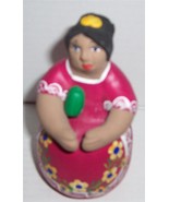 Hand Made &amp; Hand Painted Mexican Woman Pottery - $65.24