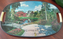 Vintage defunct Cypress Gardens Florida picture tray - $469.48 MXN