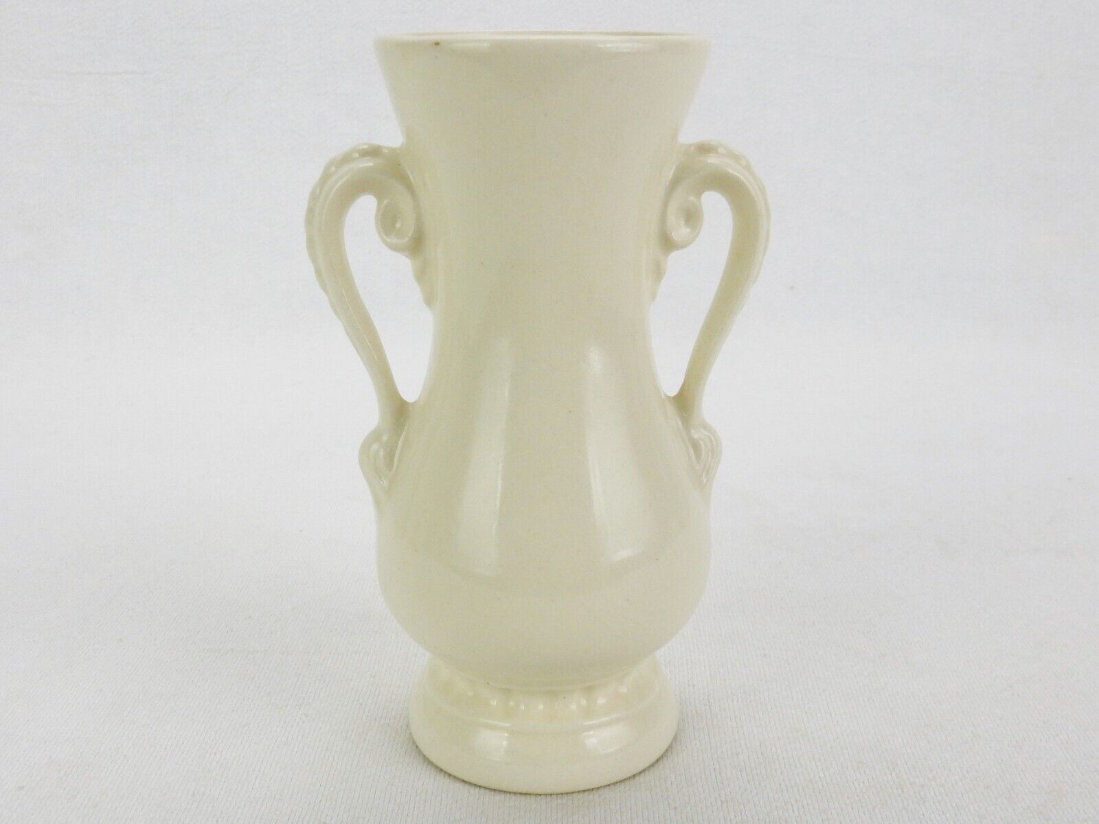 Vintage Royal Copley Urn Vase, Twin Beaded Handles, Wildflower Pattern, 6.25" Item image 3