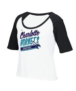 NWT NBA Charlotte Hornets Women&#39;s Medium White Short Sleeve Tee Shirt - $323.05 MXN
