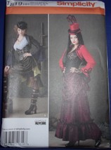 Simplicity Misses Steampunk Costumes Size 6-12 #1819 Uncut - £5.22 GBP