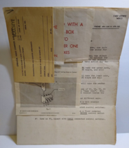 Bull&#39;s Eye Arcade Game Instructions Postcard Paper Lot 1971 Wall Unit Vi... - £21.69 GBP