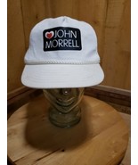Vintage LA Brand John Morrell Meats Ivory Ropefront Snapback Hat Cap  - €23,44 EUR