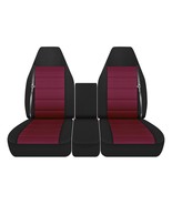 Front 40-20-40 seat covers fits 1994-2002 Dodge Ram 1500-3500 Truck Blk ... - $99.89+