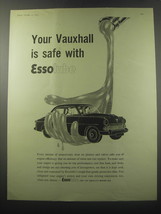 1955 Esso Essolube Oil Ad - Your Vauxhall is safe with Essolube - $18.49