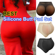 Women Padded Butt Lift Panty Body Shaper Fake Hip Shapwear Underwear Briefs Set - $27.45