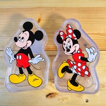 Vintage Disney Mickey and Minnie Mouse Empty Candy Plastic Containers - $21.73