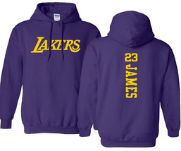 NBA Los Angeles Lakers Lebron James or Custom Name/Number Hoodie S-3X - $33.99+