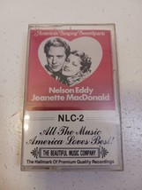 Nelson Eddy Jeanette MacDonald America&#39;s Singing Sweethearts NLC-2 Cassette Tape - £1.56 GBP