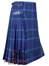 Men&#39;s Scottish Spirit of Scotland Tartan 8 Yard Kilt For Men&#39;s Custom Size Kilt - £54.52 GBP+