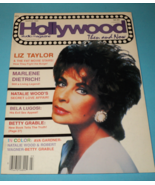 Hollywood Studio Then And Now Magazine March 1988 ~ Liz Taylor, Marlene ... - $20.39 CAD