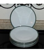 6pc NORITAKE 6538 Royale Mint Salad Plate Set 8.25&quot; Japan Fine China - $75.44 CAD