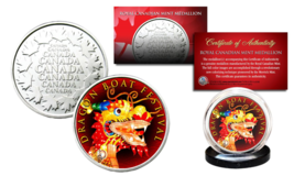 DRAGON BOAT CHINA FESTIVAL Duanwu Festival Royal Canadian Mint Medallion... - $239.67 MXN