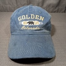 Golden Colorado 1859 Denim Baseball Cap Hat Adjustable Embroidered Logo CSI - $14.95