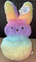 Peeps Rabbit 15” Fuzzy Tie Dye Cotton Candy Scented Plush Easter Bunny PEEP NWT - £27.93 GBP