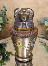 Ebros Ancient Egyptian Gods and Deities Hapi Canopic Jar Urn Statue 5.75&quot; H - £25.51 GBP