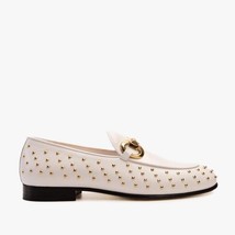 The Jupiter Shoe White Spike Leather Bit Dress Loafer Limited Edition Men Shoe image 5