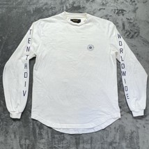 10 Deep US Streetwear Mens Long Sleeve T Shirt 10th Division Off White - $13.99