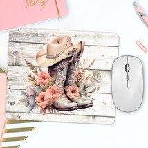 Cowgirl Office Accessories, Cowgirl Boots Mouse Pad, Farmhouse Home Decor, Farm  - £11.15 GBP