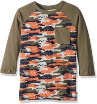 Lucky Brand Boys&#39; 3/4 Long Sleeve Camouflage Activewear Shirt Sz XL Kids Apparel - £17.99 GBP